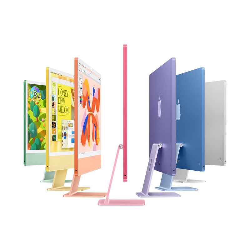Apple iMac 59,69cm (24') Nano­glass, silber