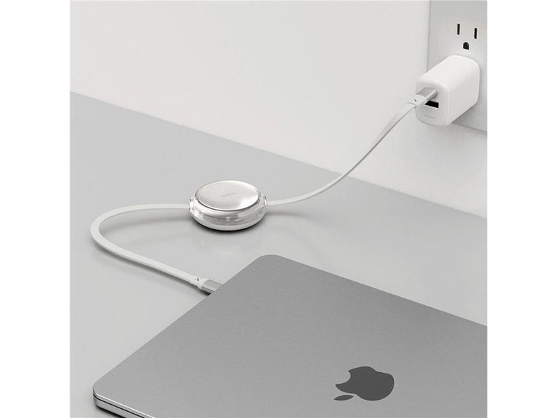 iOttie 100W Retractable USB-C Cable 2 Pack - white