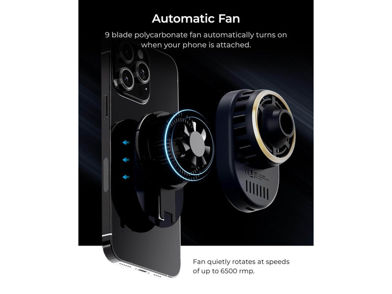 iOttie Velox Pro MagSafe Magnetic Wireless CryoFlow Cooling Dash & Windshield Car Mount