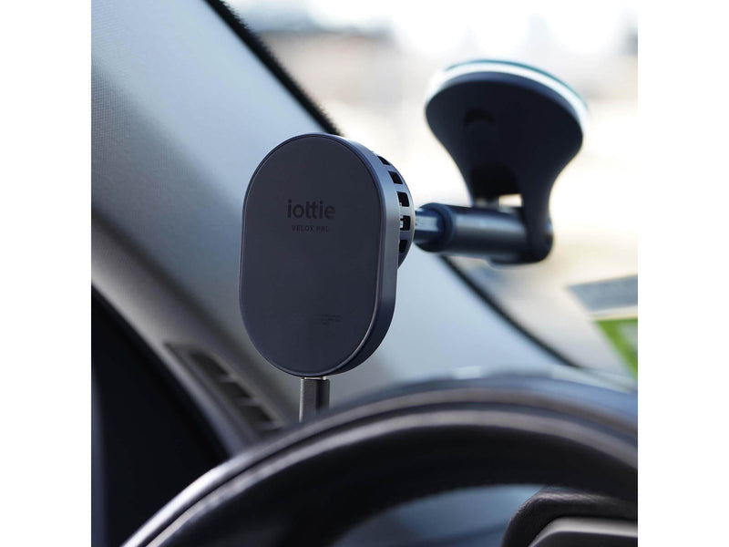 iOttie Velox Pro MagSafe Magnetic Wireless CryoFlow Cooling Dash & Windshield Car Mount