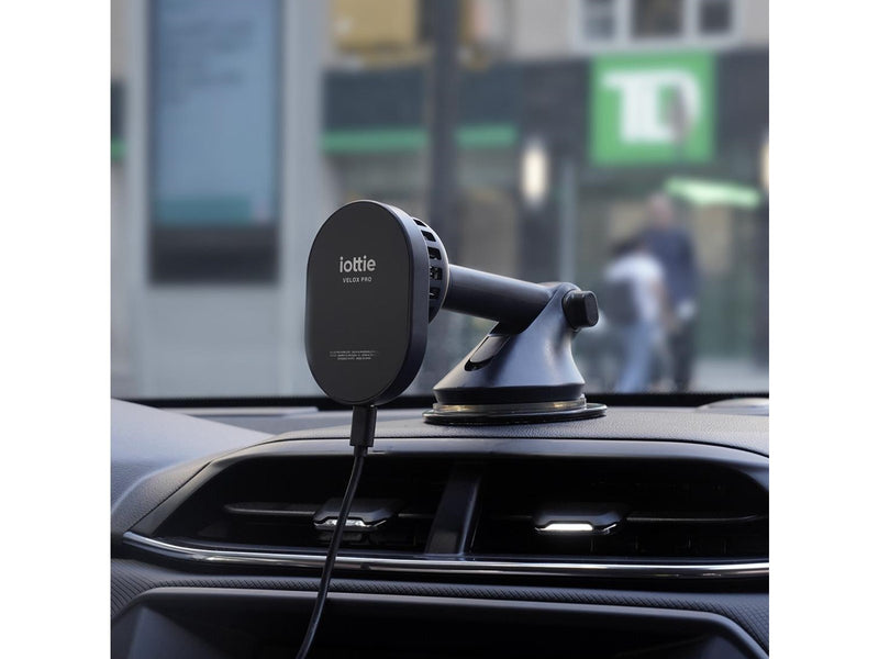 iOttie Velox Pro MagSafe Magnetic Wireless CryoFlow Cooling Dash & Windshield Car Mount