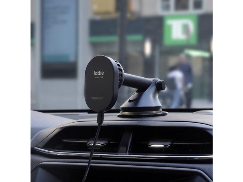 iOttie Velox Pro MagSafe Magnetic Wireless CryoFlow Cooling Dash & Windshield Car Mount