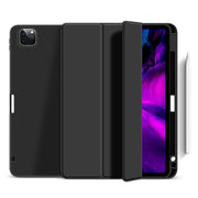 eSTUFF MIAMI Pencil Case für das iPad Pro 13' (2024) - Black PU leather/Clear