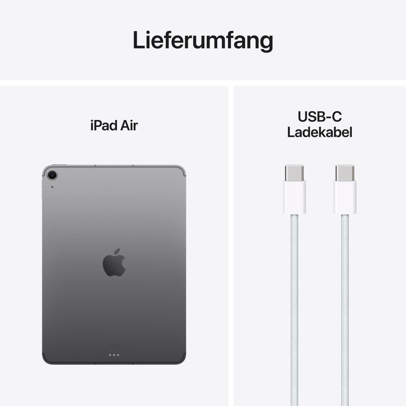Apple iPad Air 27,59cm (11') 7. Generation Wi-Fi + Cellular 512GB space grau