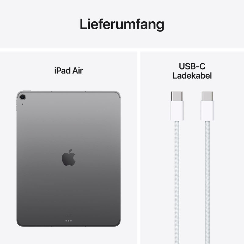 Apple iPad Air 32,78cm (13') 7. Generation Wi-Fi + Cellular 1TB space grau