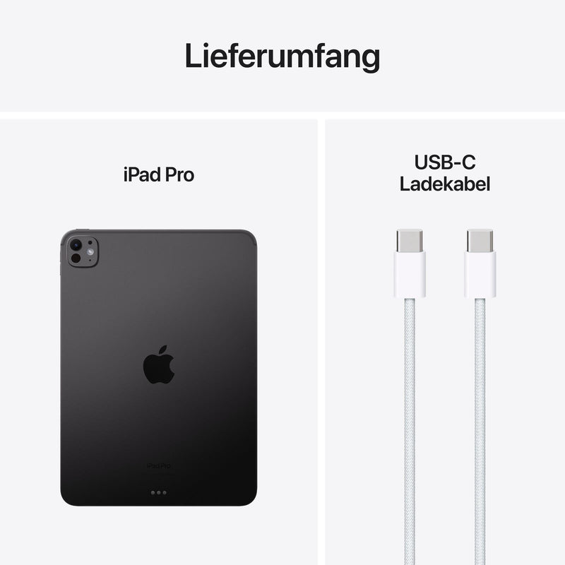 Apple iPad Pro 28,22cm (11') Nanotexturglas 5.Generation Wi-Fi 2TB space schwarz