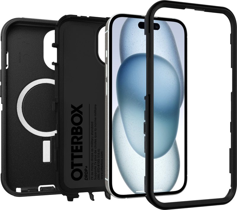 OtterBox Defender MagSafe für das Apple iPhone 16e/15/14/13 -black - ProPack