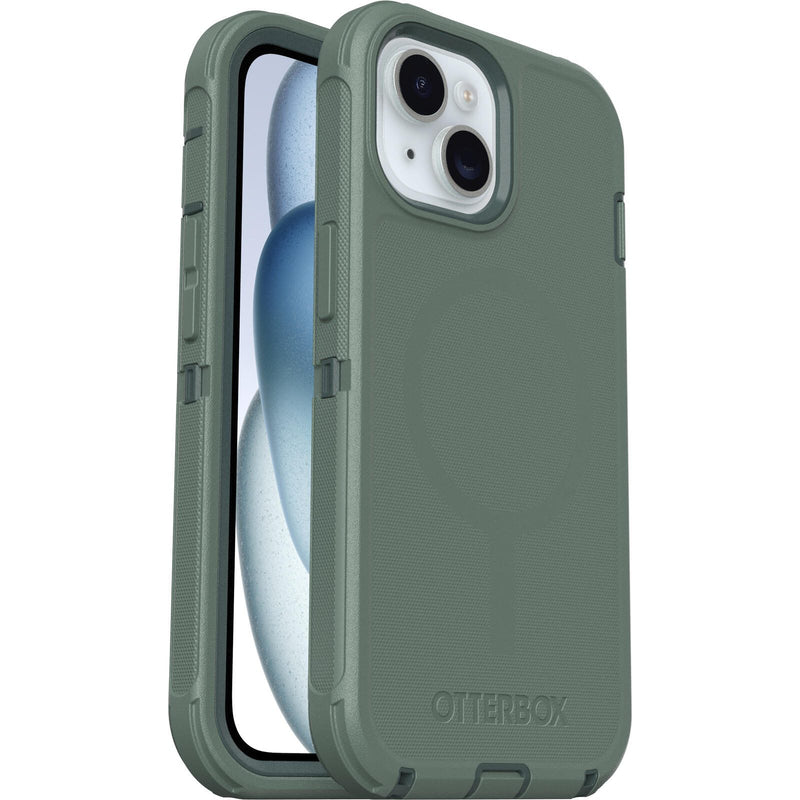 OtterBox Defender MagSafe für das Apple iPhone 16e/15/14/13 - Forest Ranger, green