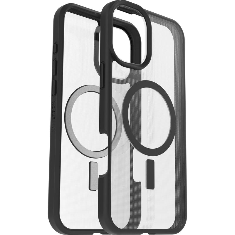 OtterBox React MagSafe Apple iPhone 16 Plus Black Crystal - clear/black