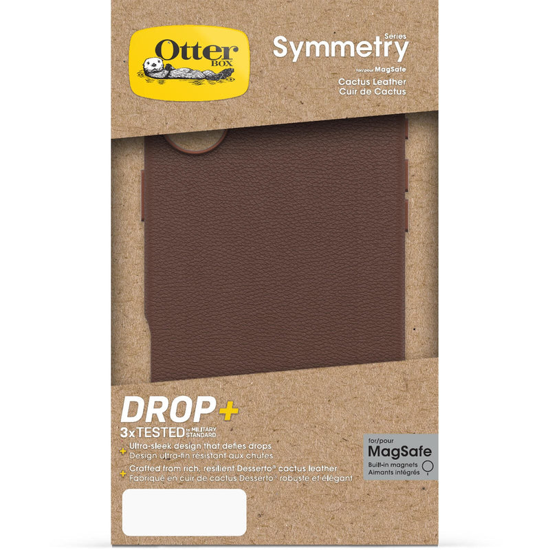 OtterBox Symmetry Cactus Leather Apple iPhone 16 Plus Rich Adobe - brown