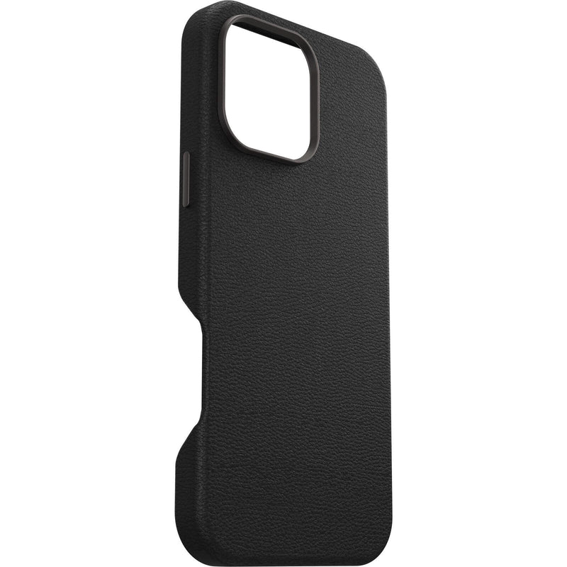 OtterBox Symmetry Cactus Leather Apple iPhone 16 Pro Max Noir Ash - black