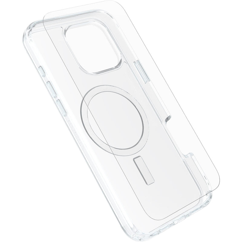 OtterBox KIT Apple iPhone 16 Pro Max (Symmetry Clear MagSafe / Premium Glass / EU USB-C Wall Charger 30W - white)