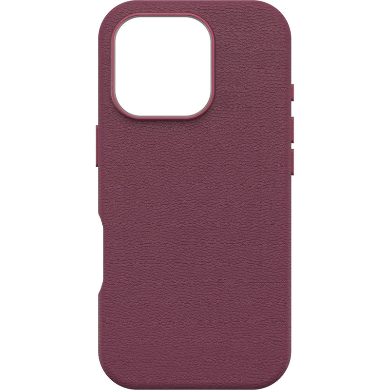 OtterBox Symmetry Cactus Leather Apple iPhone 16 Pro Maroon Bells - red