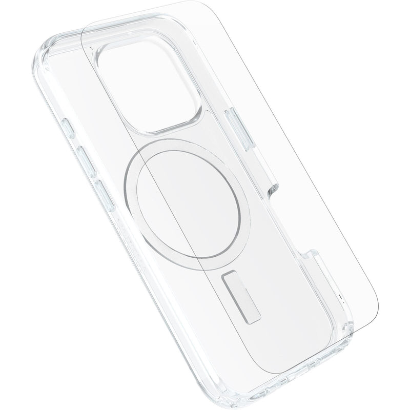 OtterBox Symmetry Clear MagSafe + Premium Glass Apple iPhone 16 Pro - clear