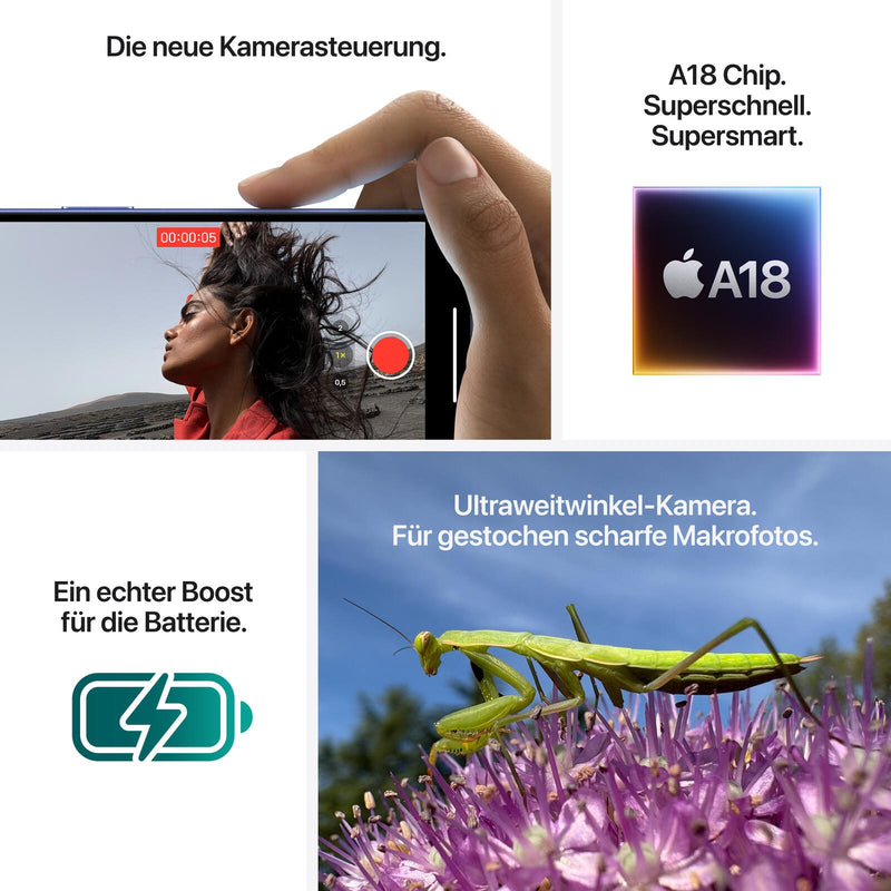 B-WARE Apple iPhone 16 Plus 256GB Weiß