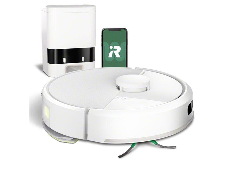 iRobot Roboter Staubsauger Roomba 105 Combo + AutoEmpty™-dock – Weiß