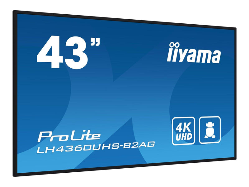 iiyama ProLite LH4360UHS-B2AG 43" Class (42.5" viewable) LED-backlit LCD display - 4K - for digital signage