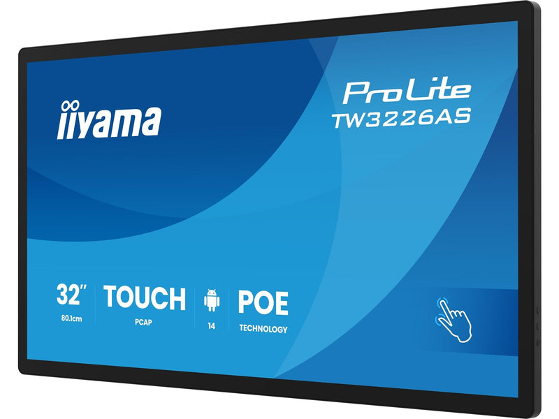 iiyama ProLite TW3226AS-B3P - touch panel PC RK3576 - 4 GB - SSD 32 GB - LED 31.5"