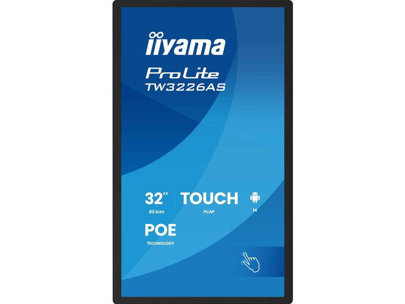 iiyama ProLite TW3226AS-B3P - touch panel PC RK3576 - 4 GB - SSD 32 GB - LED 31.5"