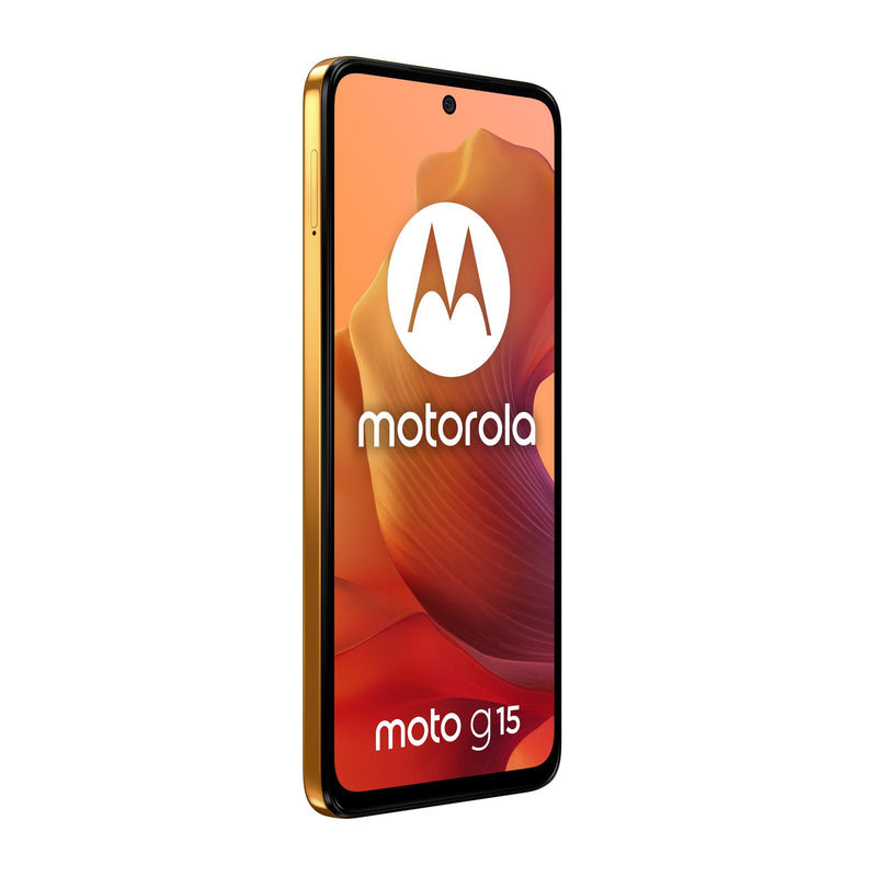 Motorola Moto G15 - 4G Smartphone 4GB/128GB (6.72'), Sunrise Orange