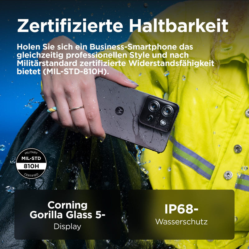 Motorola Moto G75 - 5G Smartphone 8GB/128GB (6.78'), Business Edition - Charcoal Grey