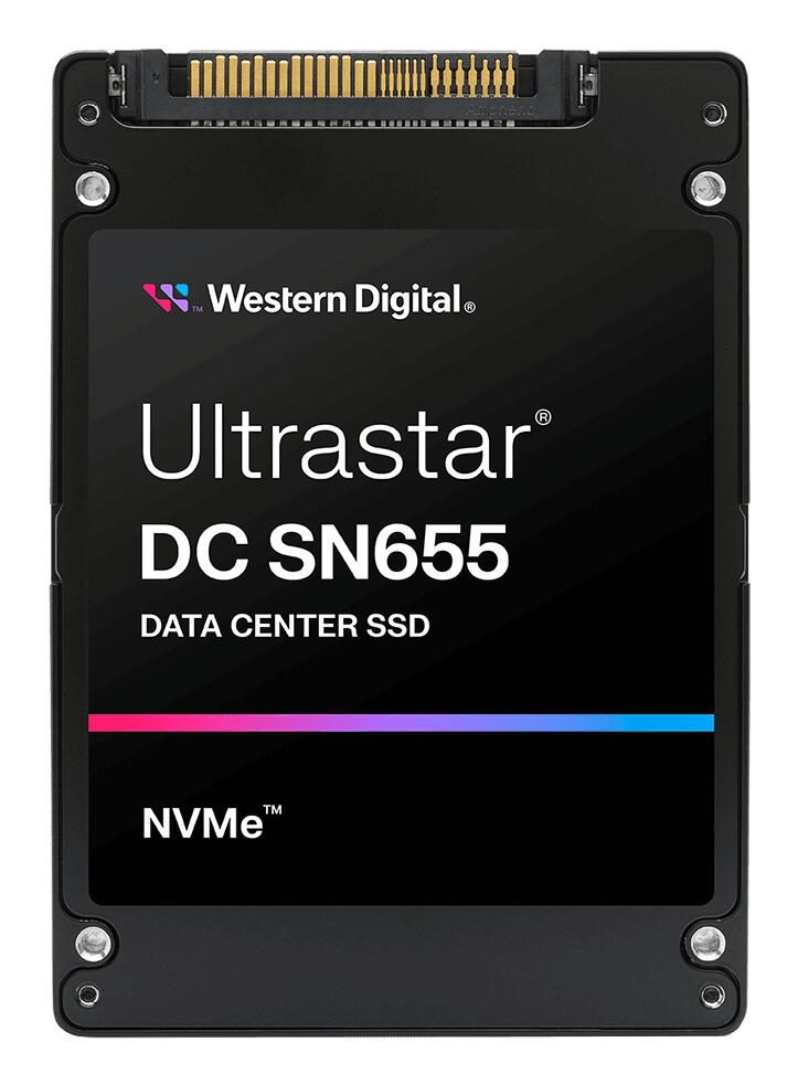 WD Ultrastar DC SN655 U.3 SSD - 30,7 TB, ISE