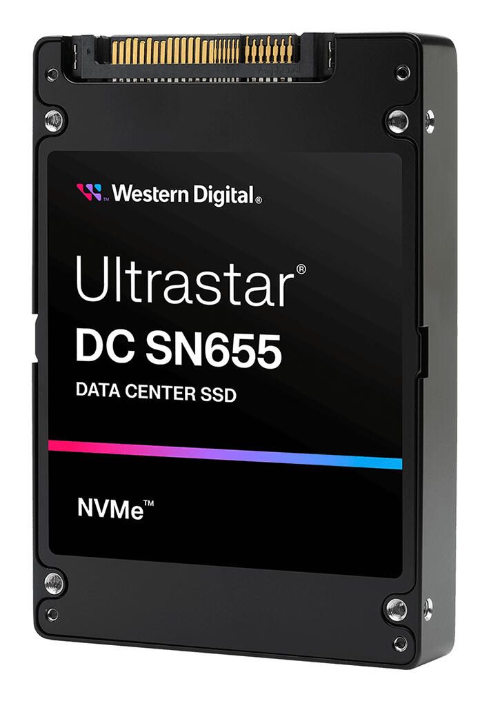 WD Ultrastar DC SN655 U.3 SSD - 30,7 TB, ISE