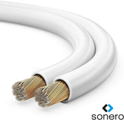 Sonero Lautsprecherkabel 2x4,0mm², CCA 50,0m, weiß