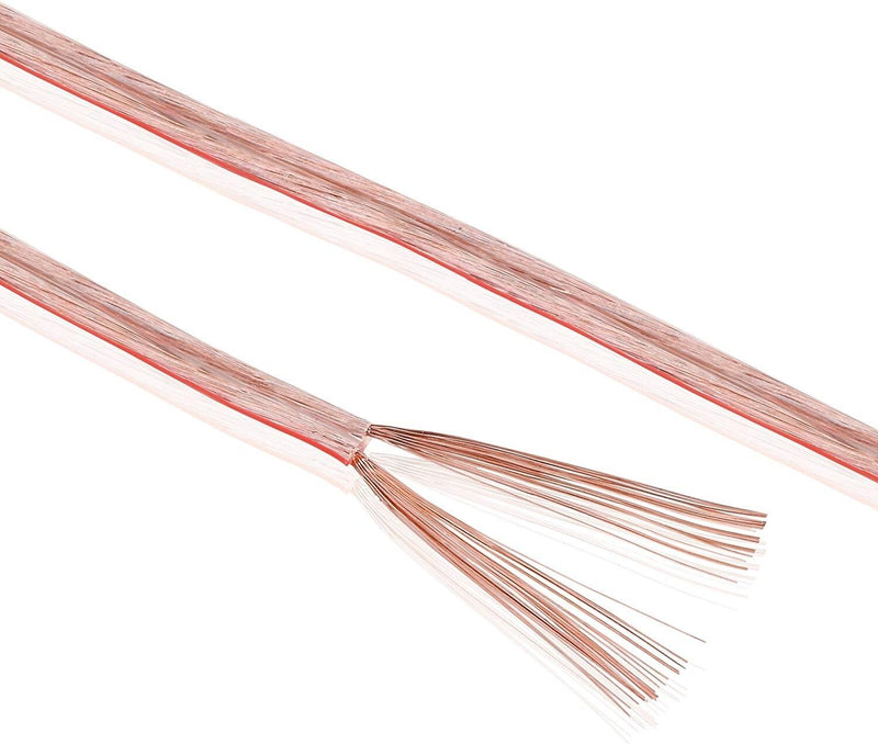 Sonero Lautsprecherkabel 2x0,75mm², CCA 25,0m, transparent