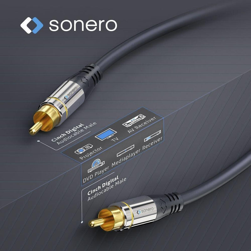 Sonero Cinch Digital Audio Kabel 10,0m