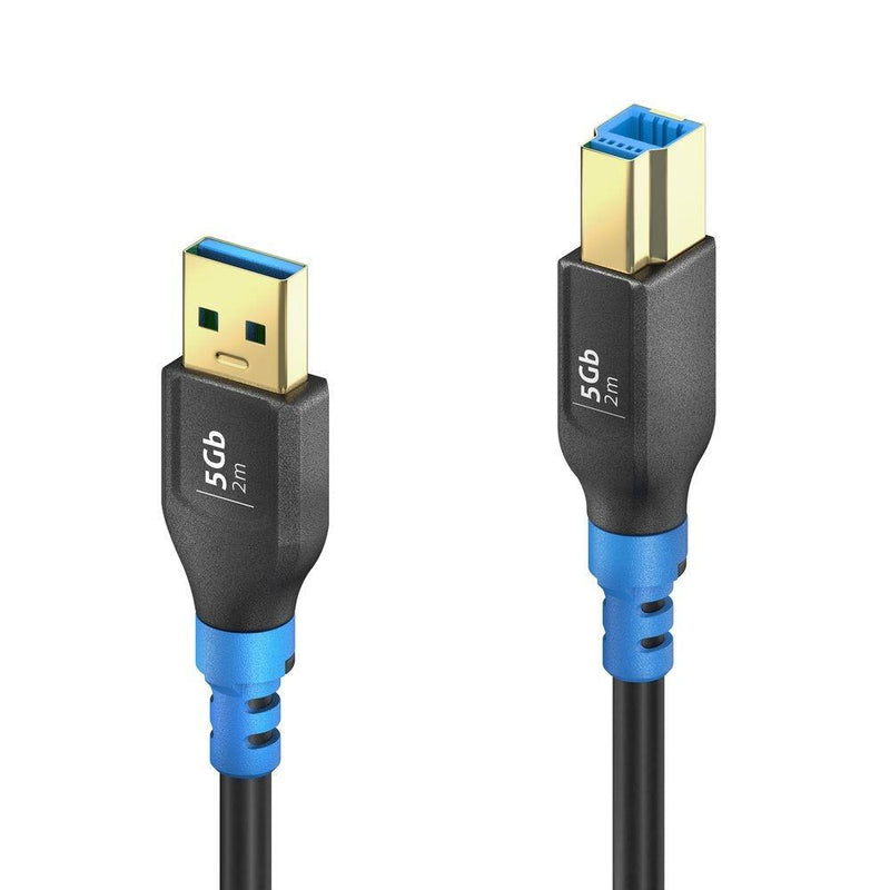 PureLink FlexInstall USB-A auf USB-B Kabel USB 3.0 5Gbps 2.00m
