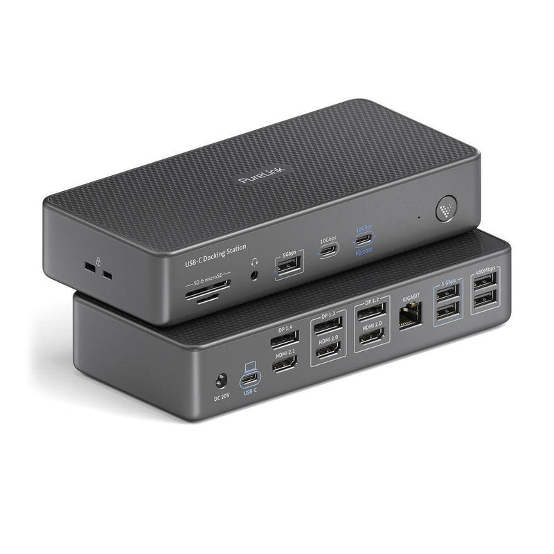 Vuelogic - USB-C Docking Station - Quad Display DisplayLink ready - 8K-Unterstützung