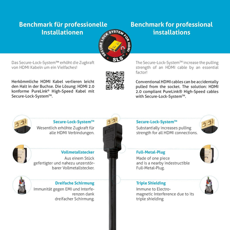 PureLink HDMI Kabel - PureInstall TPE halogenfrei 25,0m