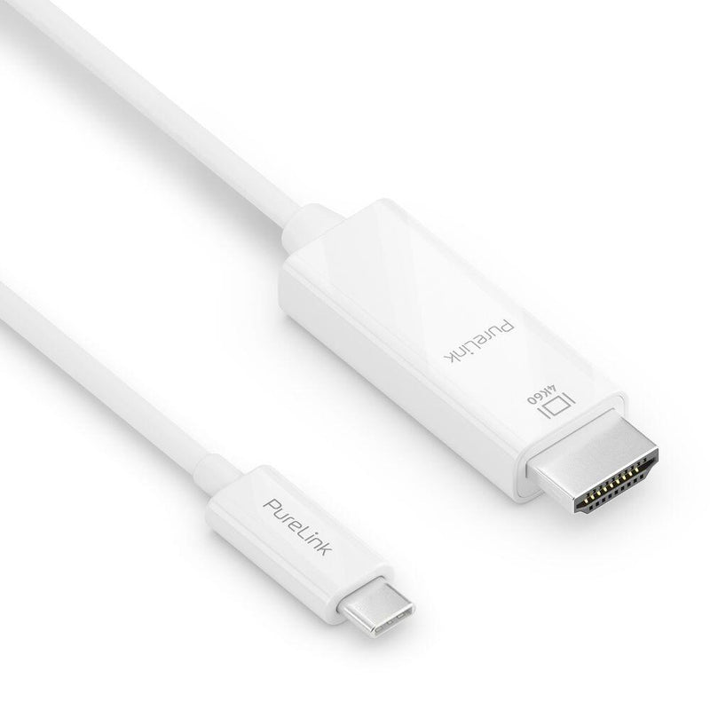 PureLink USB-C auf HDMI Kabel - 4K60 - iSerie - weiß - 1,00m