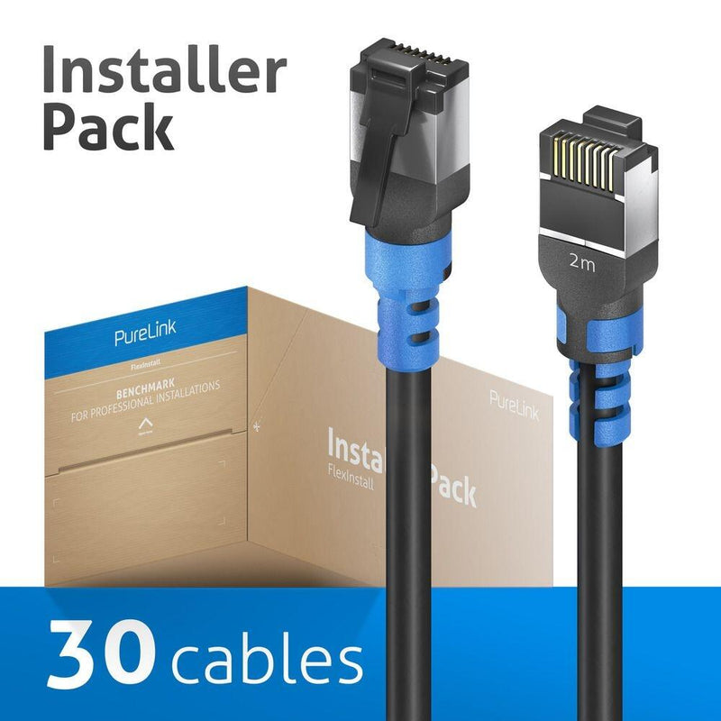 PureLink FlexInstall Patchkabel Cat.6A S/FTP 2.00m - Installer Pack 30 stk.