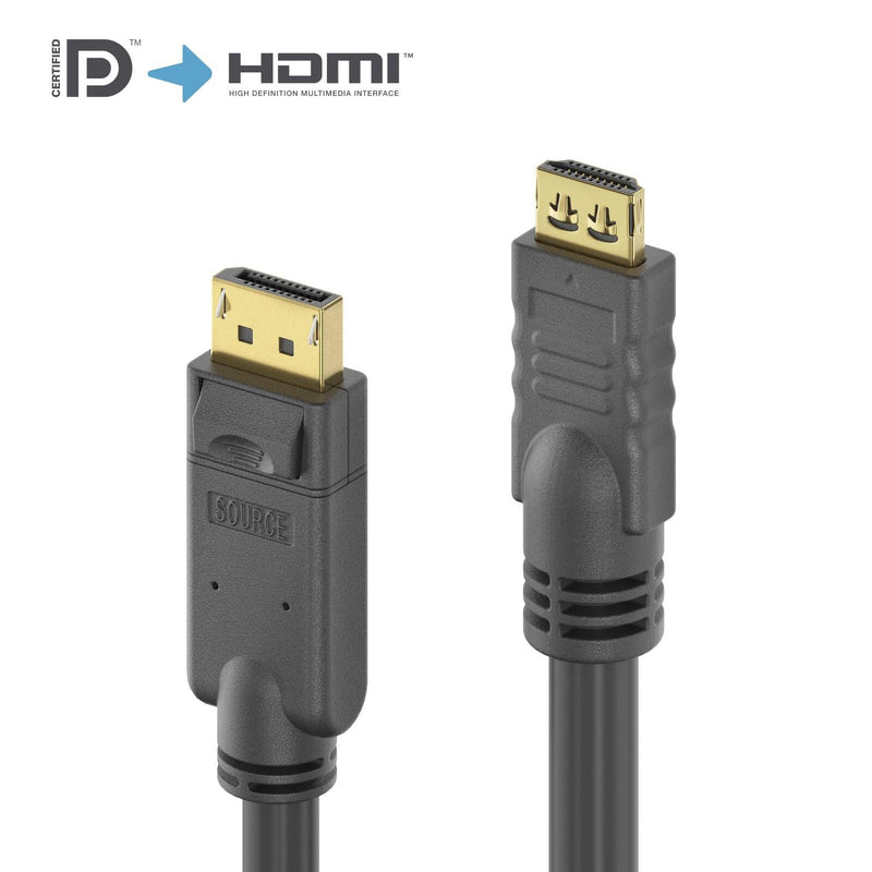 PureLink DisplayPort zu HDMI Kabel 4K - PureInstall 3,00m