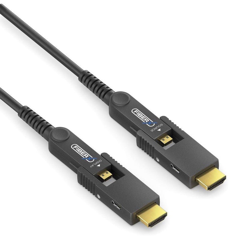 FiberX Serie - Micro HDMI/HDMI 4K Glasfaser Verlängerung - 70m