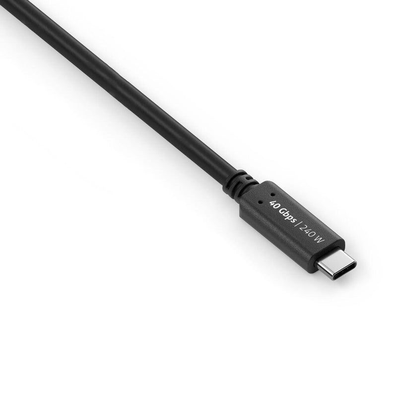 PureLink USB-C auf USB-C Kabel - USB4 Gen 3x2, 5A, EPR 240W, 40G, DP Alt Mode - iSerie - schwarz - 1,00m
