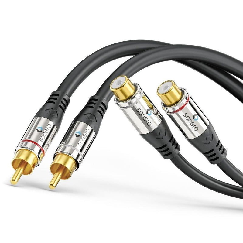 Sonero 2x Cinch Stereo Verlängerung 2,0m