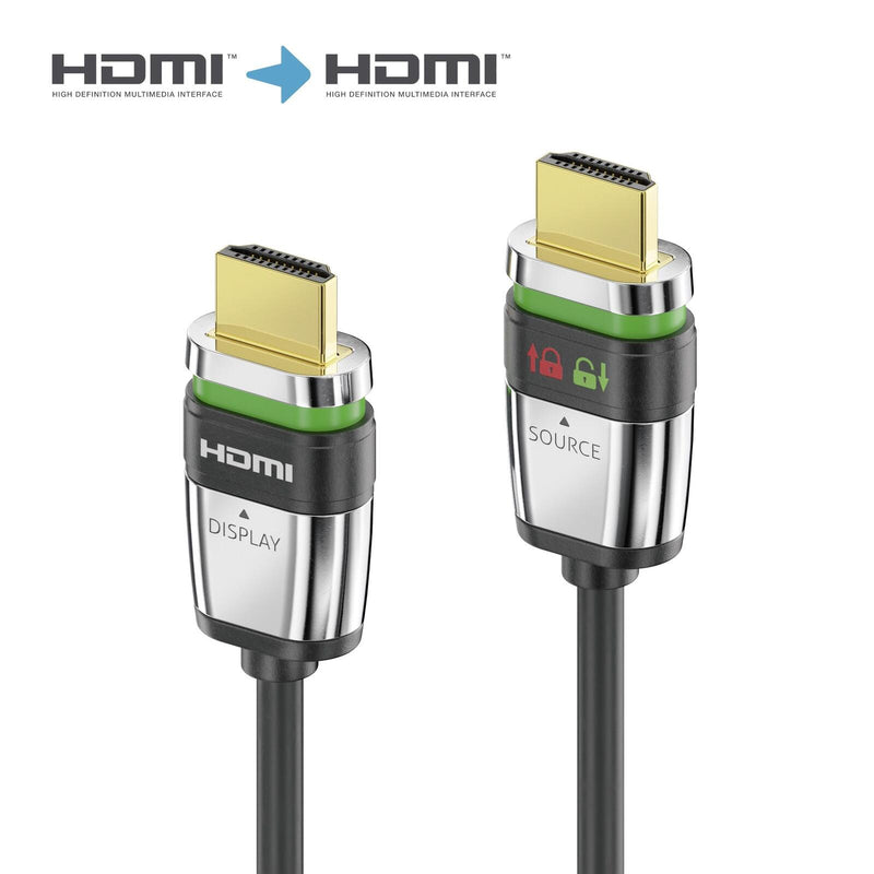 FiberX Serie - HDMI 4K ULS Glasfaser Extender Kabel - 40m - LSZH
