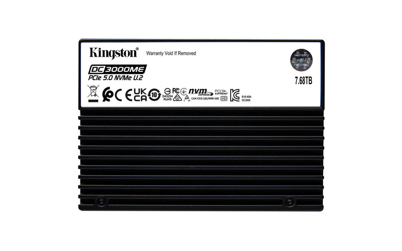 Kingston Technology 7,68TB DC3000ME U.2 PCIe 5.0 NVMe TCG Opal Enterprise SSD