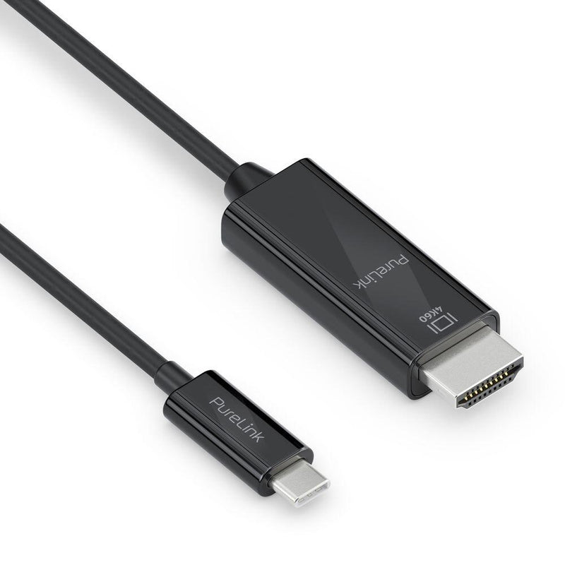 PureLink USB-C auf HDMI Kabel - 4K60 - iSerie - schwarz - 1,00m