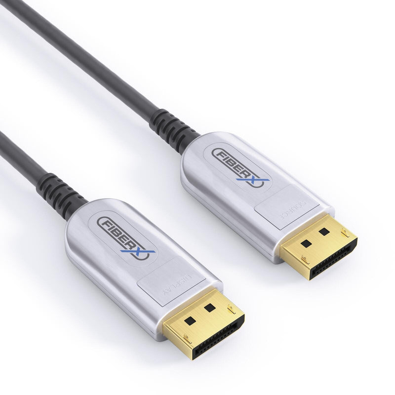 FiberX Serie - DisplayPort 8K Glasfaser Extender Kabel - 25m