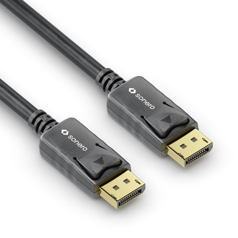 Sonero DisplayPort 1.2v Kabel, 4K60, 30AWG, schwarz, 3,00m