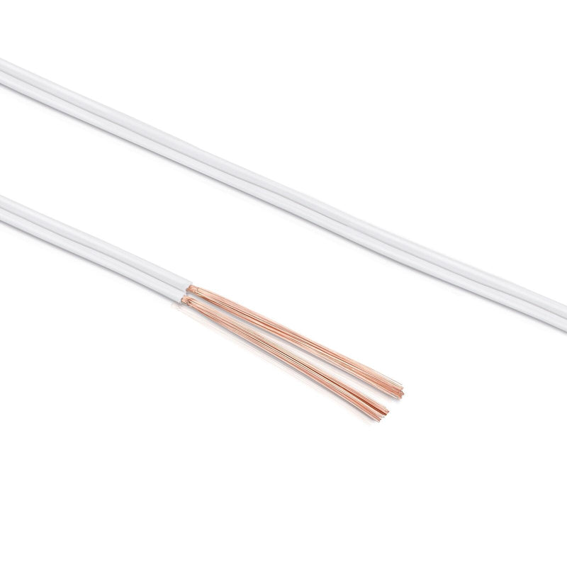 Sonero Lautsprecherkabel 2x1,5mm², CCA 25,0m, weiß