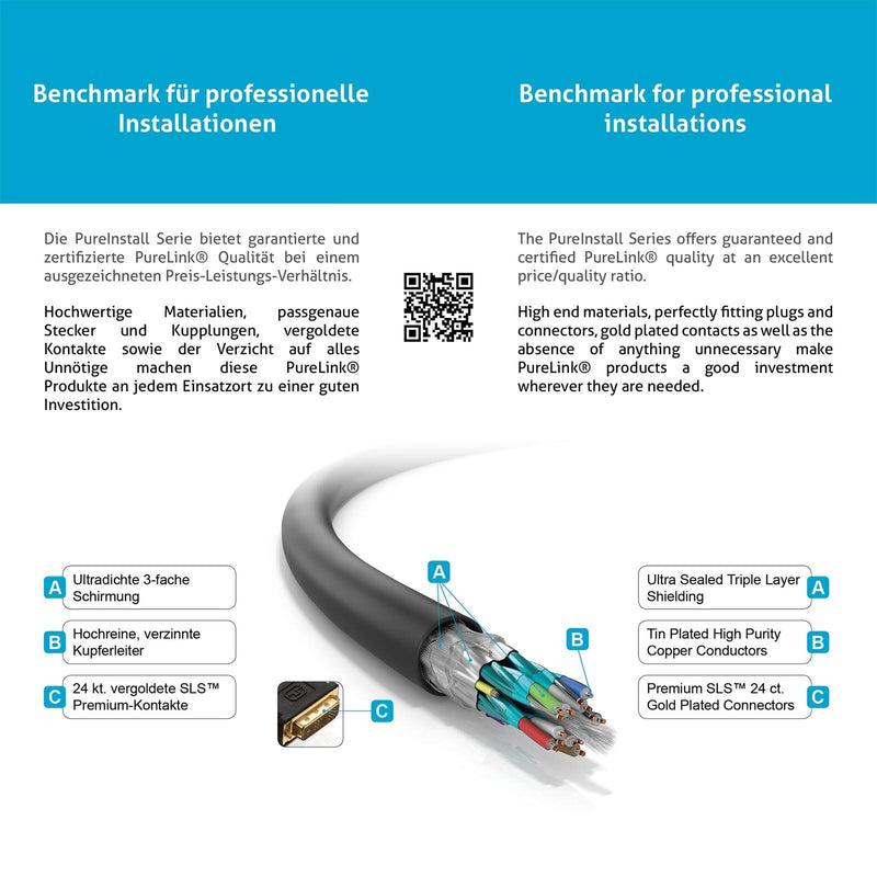 PureLink DVI Verlaengerung - Dual Link - PureInstall 5,00m