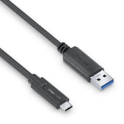 PureLink USB-C auf USB-A Kabel - 3.1 Gen 1, 3A/5V/15W, 5G - iSerie - schwarz - 1,50m