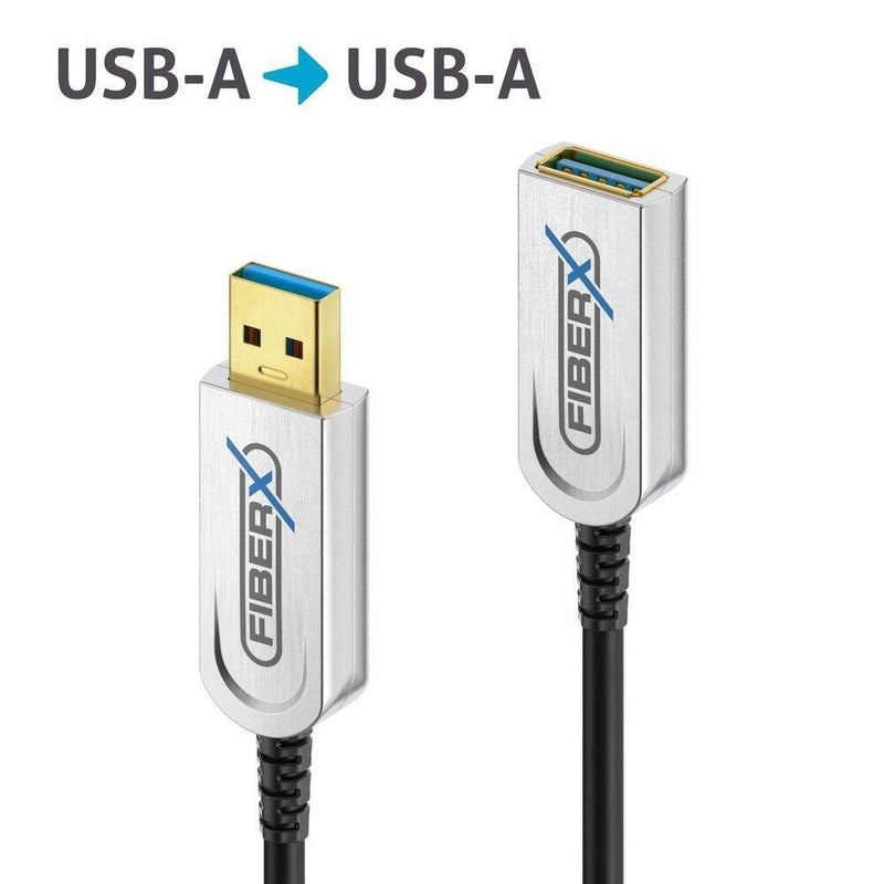 FiberX Series - USB 3.1 Glasfaser Verlängerungskabel - 3m