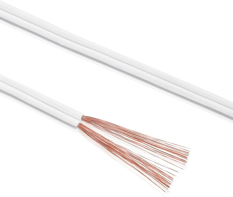 Sonero Lautsprecherkabel 2x0,75mm², CCA 100m, weiß