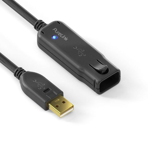 PureLink USB 2.0 Aktiv Verlängerung - schwarz - 24,0m
